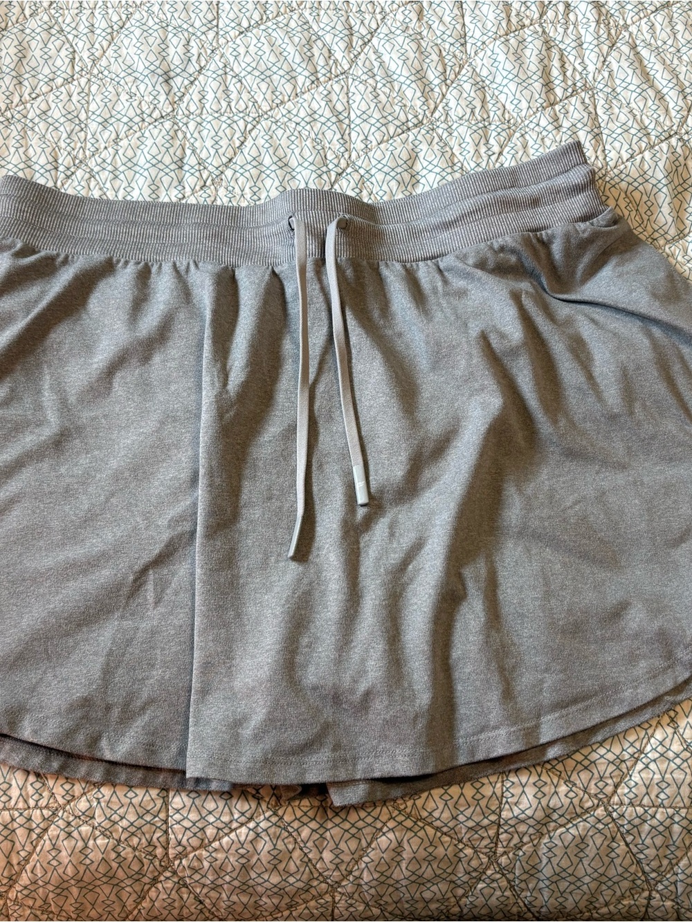 Fabletics Everyday Grey Drawstring Skort